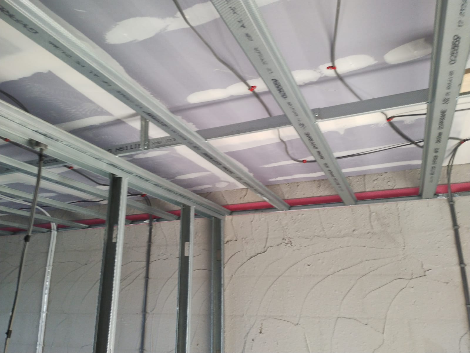 oli turner drylining metal grid ceiling